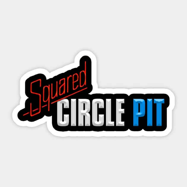 Squared Circle Pit 80s design Sticker by Squared Circle Pit